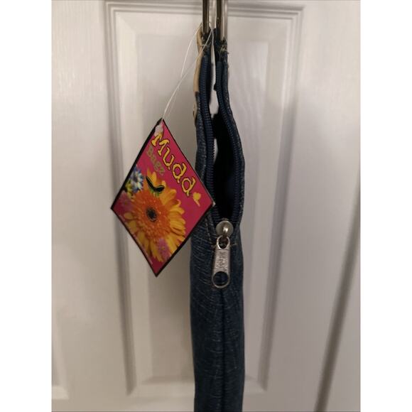 VTG 90’s Y2K Teen Tween Embroidered Denim Mudd Bagz tassel fringe handbag purse - Picture 14 of 14